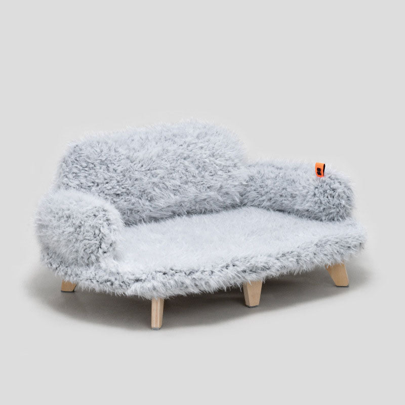 wooden pet bed