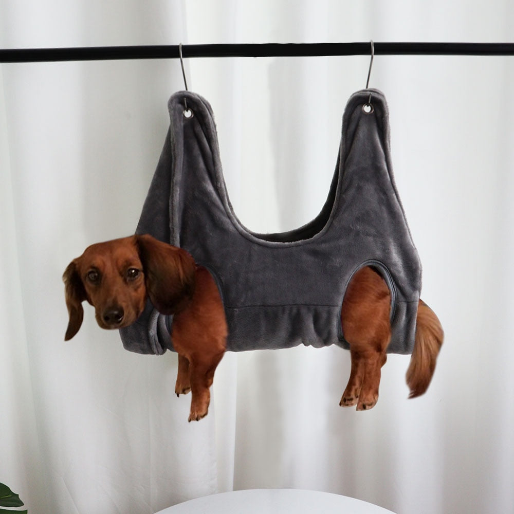 dog grooming hammock