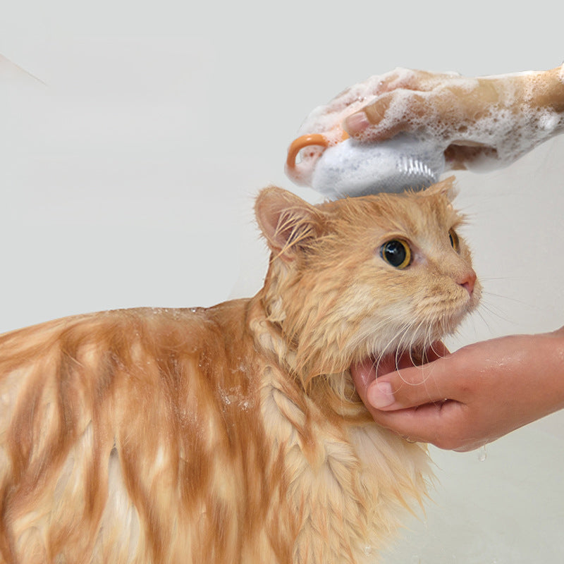 dog shampoo brush