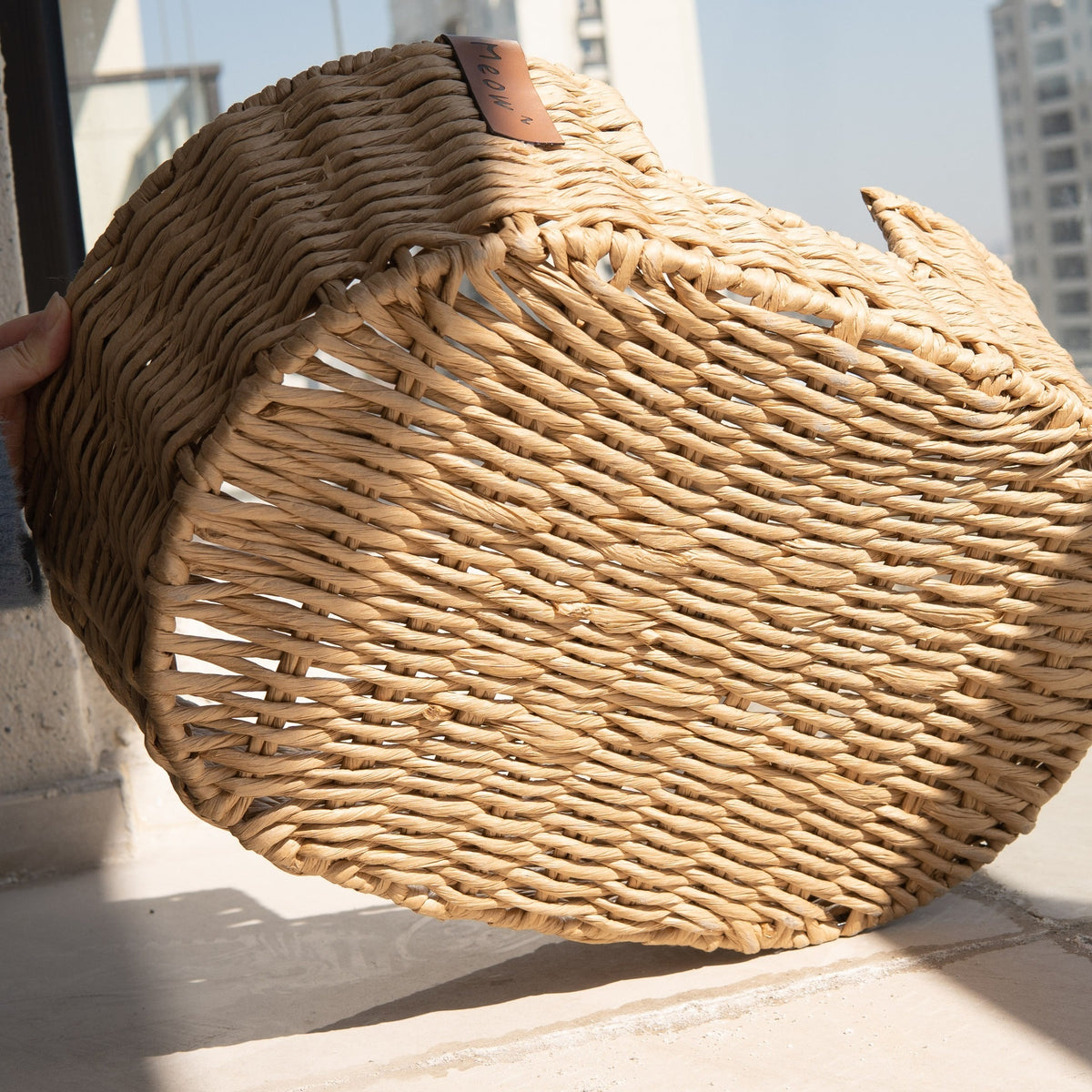 rattan pet bed