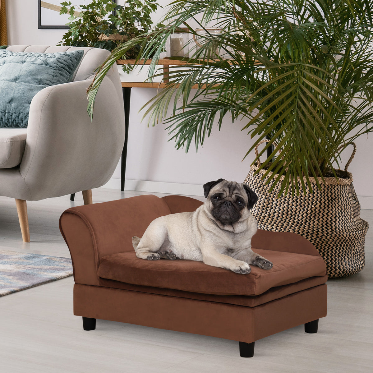 dog sofa bed with storage