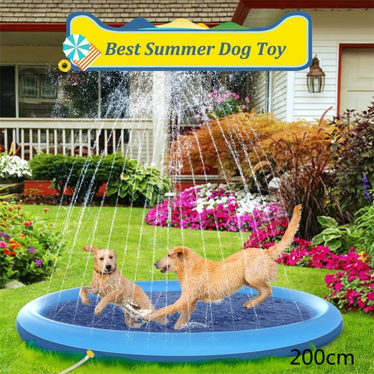 Pet Splash Pad for Dogs | Non-Slip Outdoor Water Toy