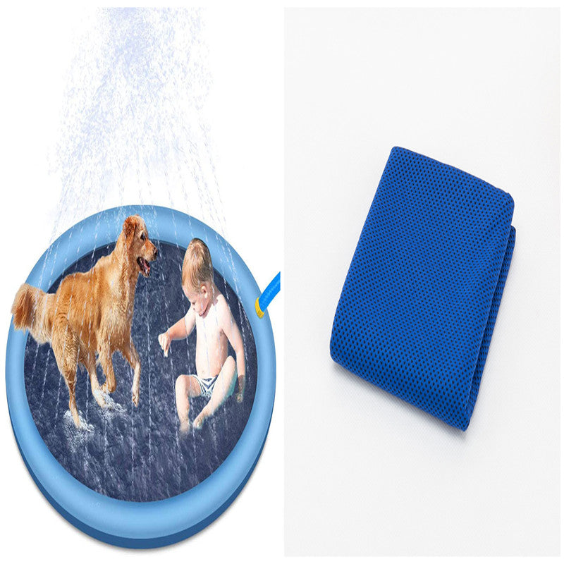 Pet Splash Pad for Dogs | Non-Slip Outdoor Water Toy