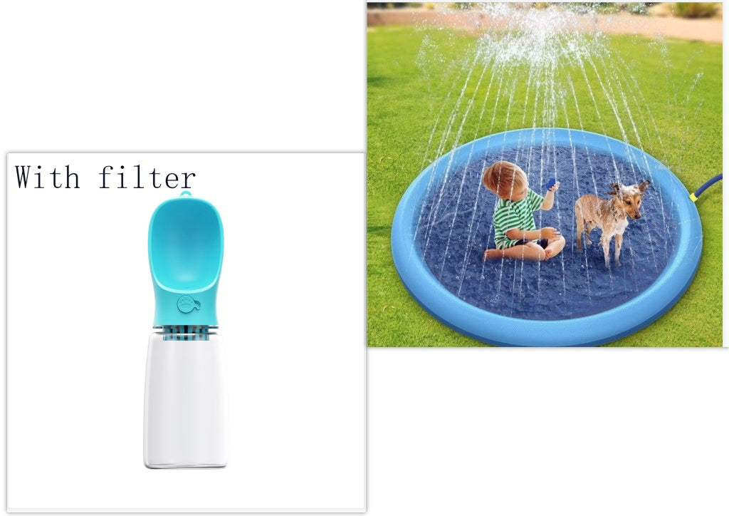 Pet Splash Pad for Dogs | Non-Slip Outdoor Water Toy
