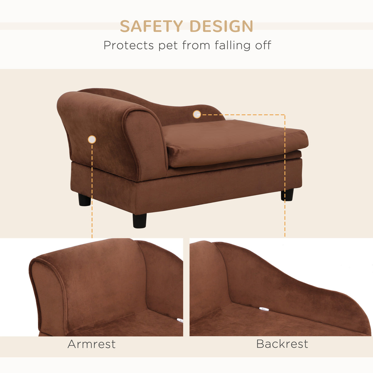 dog sofa bed with storage