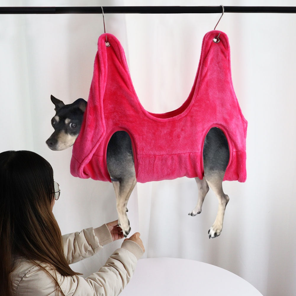 dog grooming hammock