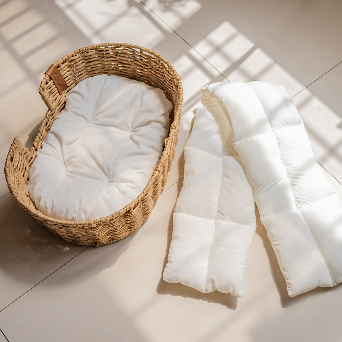 rattan pet bed