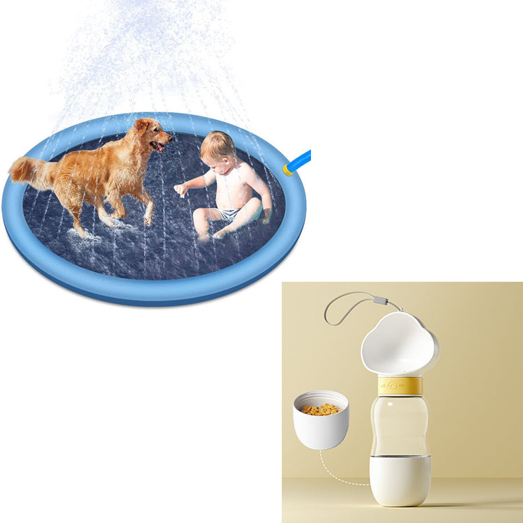 Pet Splash Pad for Dogs | Non-Slip Outdoor Water Toy