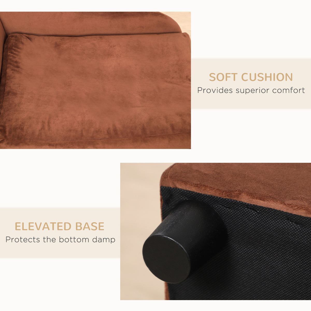 dog sofa bed with storage