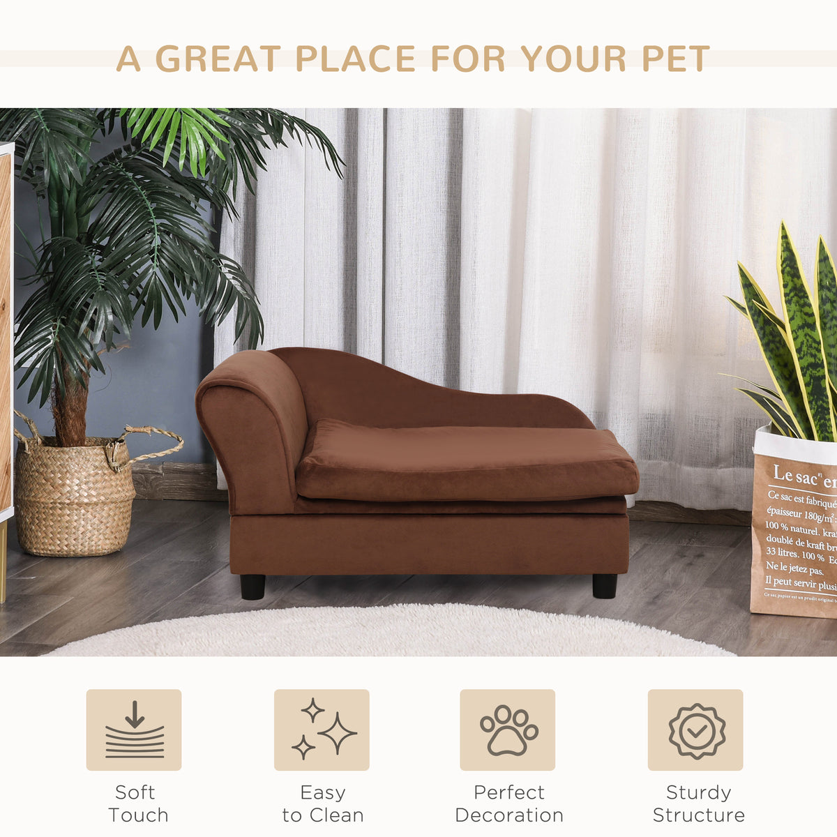 dog sofa bed with storage